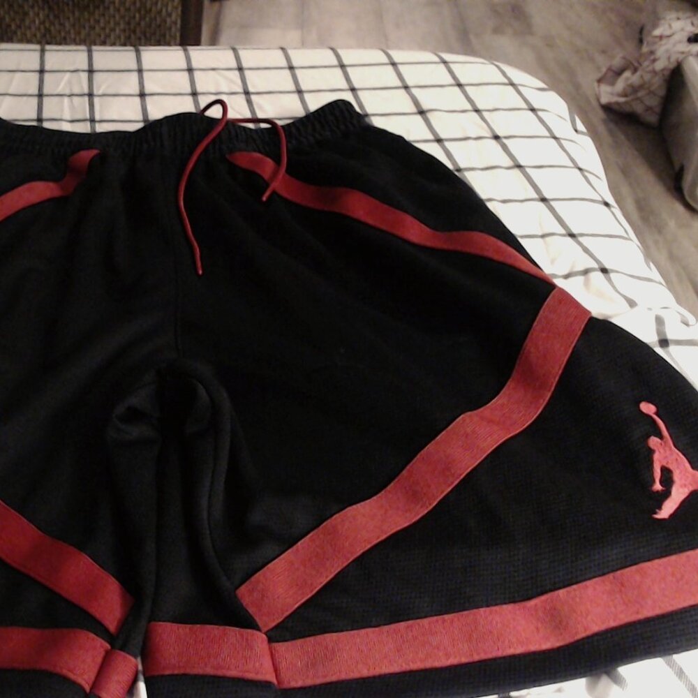 Jordan XL Shorts Men Red and Black
